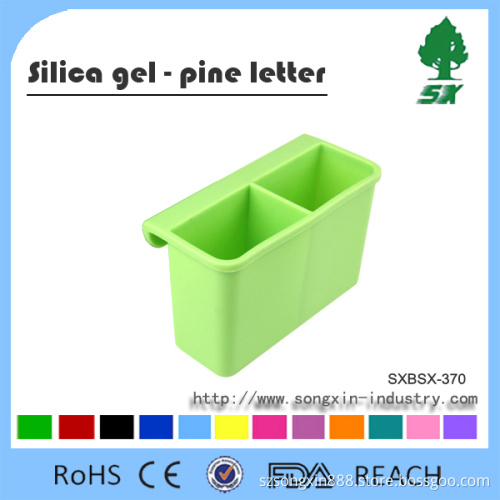 Square Shape Silicone Kitchen Storage Box Storage Container